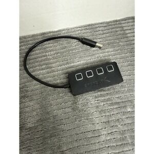 Sabrent HB-UM43 4 Port USB 3.0 Hub with Power Switches - Black